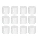 PATIKIL 18/410ボトルドレインキャップ 12個 プラスチック製交換用フリップ式ディスペンシングキャップ シャンプーやローションボトル 絞り出しに最適