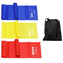 PATIKIL 抵抗運動バンド 3個 ワークアウトバンド 10lbs/15lbs/20lbs 弾性バンド ホームジム フィジカル フィットネス ヨガ用 ブルー ...