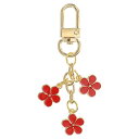 PATIKIL 花のキーチェーン装飾 可愛いエナメルキーチェーンフローラルキーリングペンダント スナップフック付き 女性へのギフト 財布 ハンドバッグ バッグの...