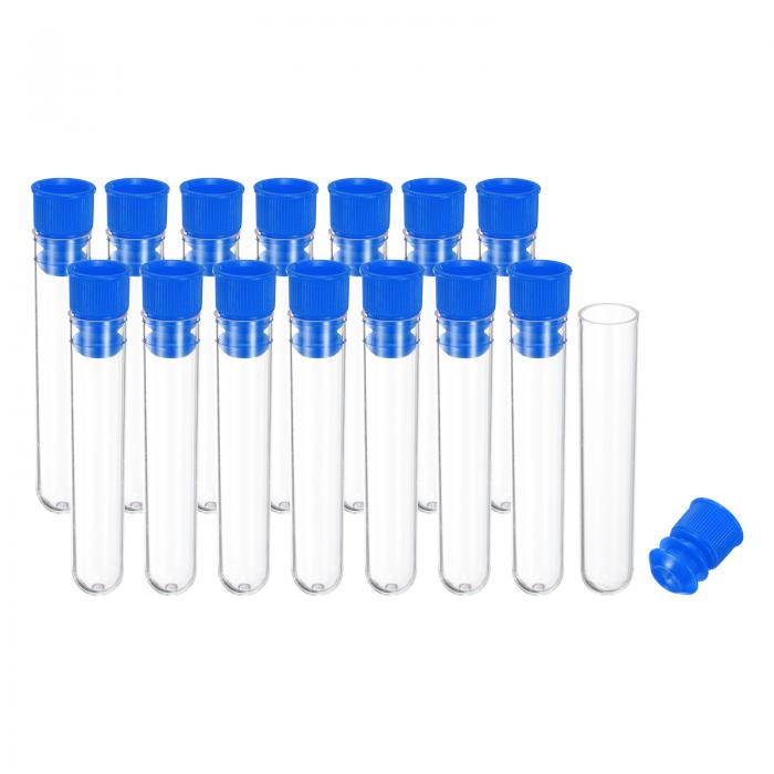 PATIKIL 2.4" 長さ プラスチック製 針収納ホルダー 15個入り 携帯用刺繍針ピン楊枝収納チューブケース ..