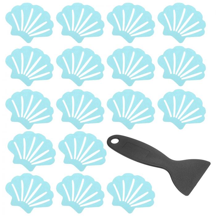 PATIKIL 30枚 滑り止め浴槽ステッカー 滑り止めシャワーステッカー スクレーパー付き バスルームシャワ..