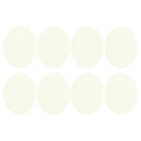 PATIKIL アイロンで貼るパッチ 8個入り ベルベット製エルボーニーパッチ修理キット 衣類 セーター パンツ シャツ ジャケット 修理と装飾用 クリーム色