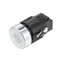 A ABSOPRO プッシュボタンスタータースイッチ No.5ND959839 エンジンスタートストップスイッチボタン Volksw-agenに対応ティグアン ...