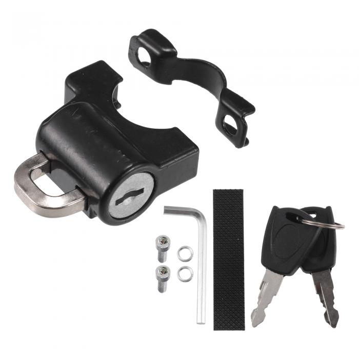 ACROPIX オートバイヘルメット用ロックケーブル ユニバーサルミニオートバイ防犯自転車ロック 3桁リセ..