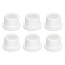 6個入り ホワイトプラグホール 12mm/0.47