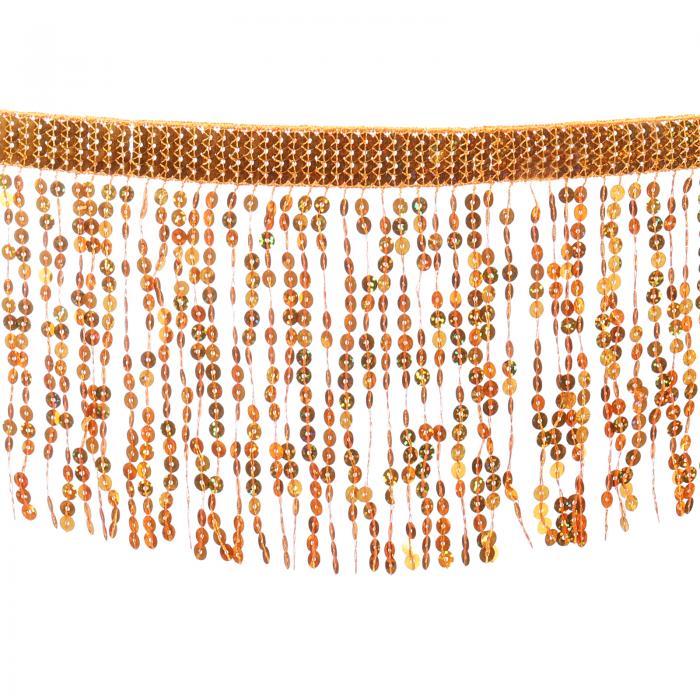 10ヤードのシーケンスフリンジトリム 幅6.3" タッセルフリンジ 縫い付けトリムリボン ポリエステル製 D..