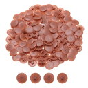 プラスチック製のねじキャップカバー 直径17mmの装飾用タッピングねじカバー キャビネット用ねじカバー 本棚用ねじセット レッド茶色 300個入り