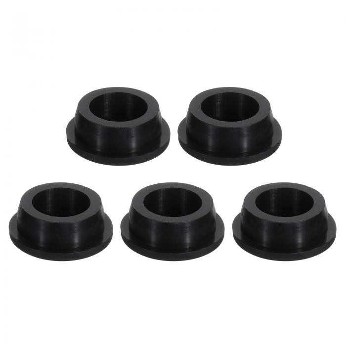 5個入り 黒いプラグホール 29mm/1.14" 穴用 ゴムボタンプラグ