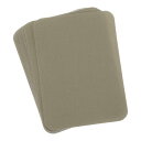 16枚セットの衣類用アイロンパッチ 補修パッチ アイロンで接着 4.1"x3" 服 パンツ バッグの穴補修 装飾用(カーキ色)