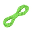 弾力性のあるコード ヘビースト レッチストリングロープ 5/32" 11ヤード(4mmx10m) DIY縫製 アウトドアキャンプ用タイダウンフックストラップ フルーツ緑