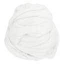 ニードルフェルトウール 16 Oz 天然繊維ウール糸ロービング ウェットフェルト 手工芸 DIY材料用 明るいホワイト