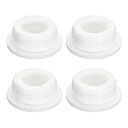 4個入り ホワイトプラグホール 25mm/0.98