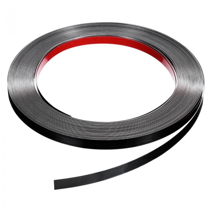 39.4ft x 0.39" ウォールトリム ピール＆スティック モールディング トリムフレーム 自己接着ステンレ..