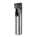レザーオーバルホールパンチ 28x6mm ベルトホールパンチャー 楕円形 ホローパンチングカッティングツール レザークラフト ウォッチバンド ストラップ 布 ガスケット用