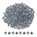 700個のプラスチック製ホールプラグスクリーキャップカバー 5mm(3/16インチ)の装飾用タッピングスクリーカバー キャビネット 本棚 ディープグレー用の家具用スクリーカバー(3)