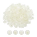 プラスチック製のねじキャップカバー 直径17mmの装飾用タッピングねじカバー キャビネット用ねじカバー 本棚用ねじセット ウォームホワイト 300個入り