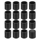 36個セット チェアレッグキャップ 14mm(5/9インチ) ノンマーキングPVC製 チェアレッグチップ ノンスリップ チェアレッグフロアプロテクター ラウンドテーブルカバー エンドキャップ ファニチャー用 黒
