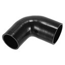 X AUTOHAUX 1個 内径63-76mm/2.48"-2.99" 長さ120mm 90度 ブラック カー シリコンホース シリコンチューブ インタークーラー ターボ インテーク ラジェーターホース 耐圧力 耐久 耐熱ホース 耐寒 冷却 接続ホース クーラントホース 自動車 建設機械 工業用 汎用