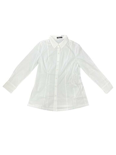 Allegra K ポイントカラーボタンダウンシャツ レディース 仕事用 オフィス用 長袖トップス ホワイト M Allegra K ポイントカラーボタンダウンシャツ レディース 仕事用 オフィス用 長袖トップス ホワイト M