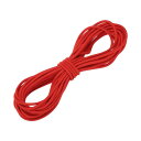 弾力性のあるコード ヘビースト レッチストリングロープ 5/32" 11ヤード(4mmx10m) DIY縫製 アウトドアキャンプ用タイダウンフックストラップ 赤色