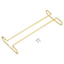 ワイングラスホルダー ステンレススチール ワイングラスラ ック バー コーヒー レストラン キッチン 様々なタイプのワイングラス用 260 mm 金色 1個