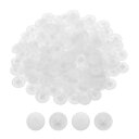 プラスチック製のねじキャップカバー 直径17mmの装飾用タッピングねじカバー キャビネット用ねじカバー 本棚用ねじセット ホワイト 300個入り