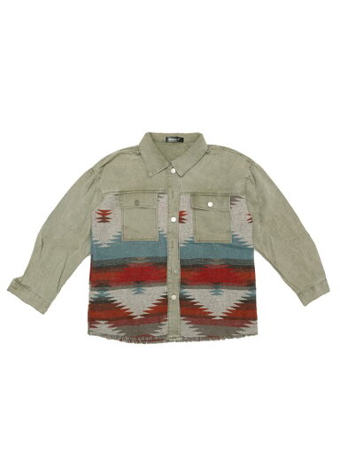 Allegra K レディース デニムジャケット ラペル 長袖 ヴィンテージ シャケット グリーン XL Allegra K レディース デニムジャケット ラペル 長袖 ヴィンテージ シャケット グリーン XL
