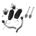 X AUTOHAUX ホンダに対応シビック2006-2011 1.8L用のフロントサスペンションキット内外タイロッドエンドロワーボールジョイント8個セット