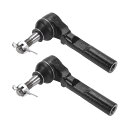 X AUTOHAUX GMCに対応 Savana 1500 2003-2014、Chevroletに対応 Express 2500 03-05用の2個のフロントアウタータイロッドエンドキット、ステアリングタイロッドエンド、ドラッグリンクNo.ES80311