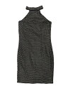 Allegra K レディース ホルタードレス グリッター ノースリーブ パーティー クラブ バックレス ボディコン ミニドレス ブラック XL