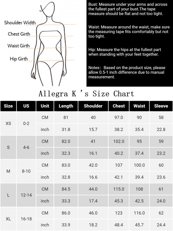 Allegra K 冬用 レディース ダブルブレスト オーバーコートスタンドカラークラシックピーコート ブラウン S