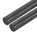 グラファイト棒 グラファイト撹拌棒シリンダースティック炭素棒250x17mm黒 電極 溶融キャスティング 坩堝用 2個入り(4)