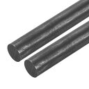 グラファイト棒 グラファイト撹拌棒シリンダースティック炭素棒305x14mm黒 電極 溶融キャスティング 坩堝用 2個入り(4)