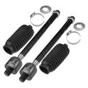 X AUTOHAUX トヨタに対応RAV4 2006-2018用のフロントインナータイロッドエンドキット サスペンションステアリングタイロッドエンド4個セット ドラッ クリンク