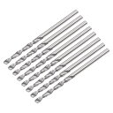 固体硬質ドリルビット 2mm C2/K20タングステンカーバイドジョバードリルビット 直径シャンクドリリングツール ステンレス鋼 アルミニウム 鉄 金属 プラス...