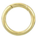 1個 金属スプリングOリング0.94インチ(24mm) 真鍮製 スプリングキーリングバックル キーチェーン 財布 ハンドバッグ DIYアクセサリーに最適