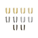 ダブルオープンジッパー修理キット ジャケットコート用の#3挿入ピン付きの両開きジッパー(5色 10個セット)