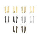 ダブルオープンジッパー修理キット ジャケットコート用の#5挿入ピン付きの両開きジッパー(5色 10個セット)