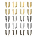 ダブルオープンジッパー修理キット ジャケットコート用の#3挿入ピン付きの両開きジッパー(5色 20個)