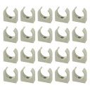 100個入りのU字型ウォーターパイプクランプ PPRパイプクランプクリップ 25mm/0.98