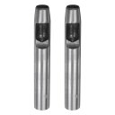 レザー用ホローパンチ2個セット 11mm 円形穴パンチツール ベルトパンチャー用 炭素鋼製 シングルパンチ ウォッチベルト カット レザークラフト ラバー 紙 ...