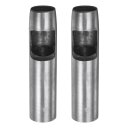 2個セット レザー用ホローパンチ 21mm 円形穴パンチツール ベルトパンチャー カーボンスチール製 シングルパンチ ウォッチベルト カット レザークラフト ラバー 紙 ファブリック プラスチック ソフト素材用