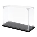 アクリルディスプレイケース 10x20x20cm クリアディスプレイボックス 組み立て式防塵ディスプレイボックス 収納オーガナイザー コレクターアクションフィギュア用(3)