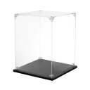 アクリルディスプレイケース 20x20x20cm クリアディスプレイボックス 組み立て式防塵ディスプレイボックス 収納オーガナイザー コレクターアクションフィギ...
