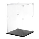 アクリルディスプレイケース 20x30x35cm クリアディスプレイボックス 組み立て式防塵ディスプレイボックス 収納オーガナイザー コレクターアクションフィギ...