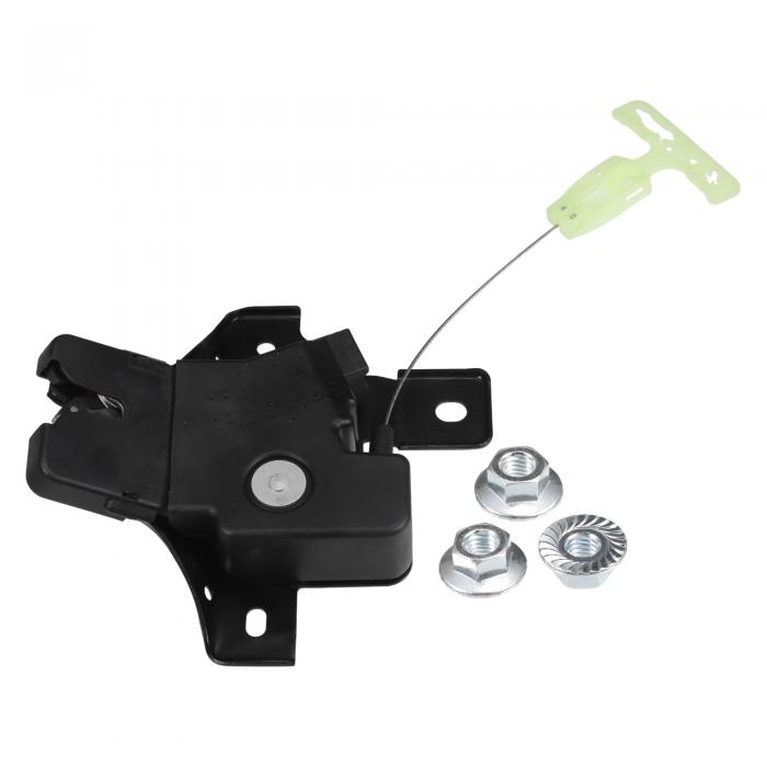 X AUTOHAUX フォードに対応タウラス2008-2019 リンカーンに対応MKS 2009-2016用のリアリフトゲートドアロックアクチュエーターとケーブルの交換用 テールゲートラッチアセンブリNo.DA5Z5443200A/8G1Z5443200A ブラッ ク