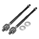 X AUTOHAUX キャデラッ クに対応CTS 2008-2014用2個セットのフロントインナータイロッドエンドキット サスペンションステアリングタイロッドエンド ドラッ クリンク