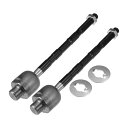 X AUTOHAUX 2個セットのフロントインナータイロッドエンドキット サスペンションステアリングタイロッドエンド Nissanに対応ローグ2008-2013 Nissanに対応ローグセレクト2014-2015 ドラッ クリンク