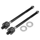 X AUTOHAUX フォードに対応エクスペディション2007-2014 フォードに対応F-150 2009-2014用のフロントインナータイロッドエンドキット サスペンションステアリングタイロッドエンド ドラッ クリンクNo.EV800457 2個セット