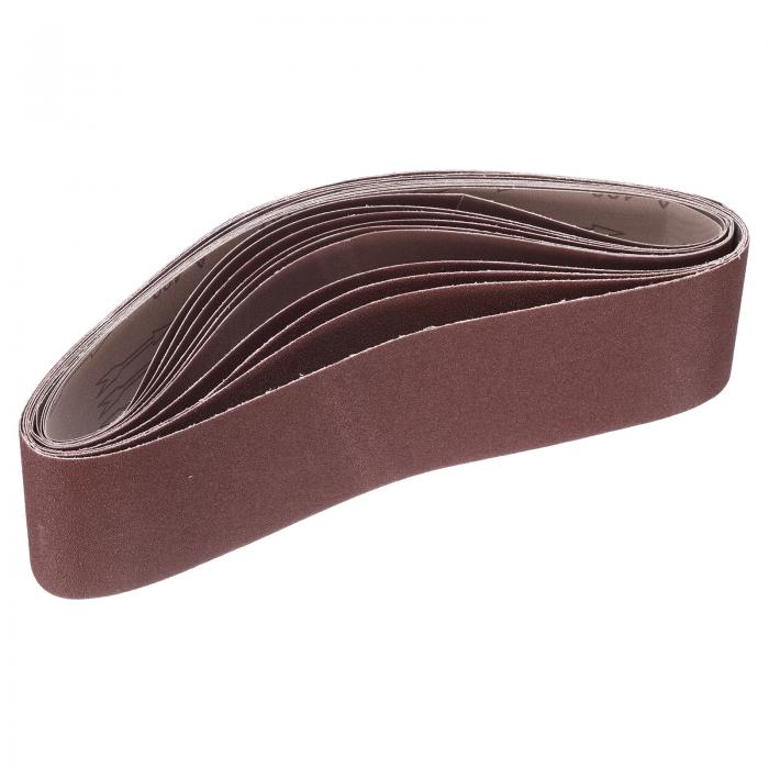 10個セット(各80/120/180/240/400グリット2個ずつ)アルミニウムオキサイド研磨ベルト 4